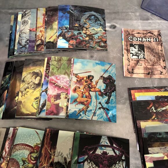 1994 Comic Images Conan All Chromium Series II 2 132 Cards Barbarian War - Picture 4 of 12